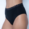 Panty Alta algodón-encaje - Ultimas piezas - Varios colores